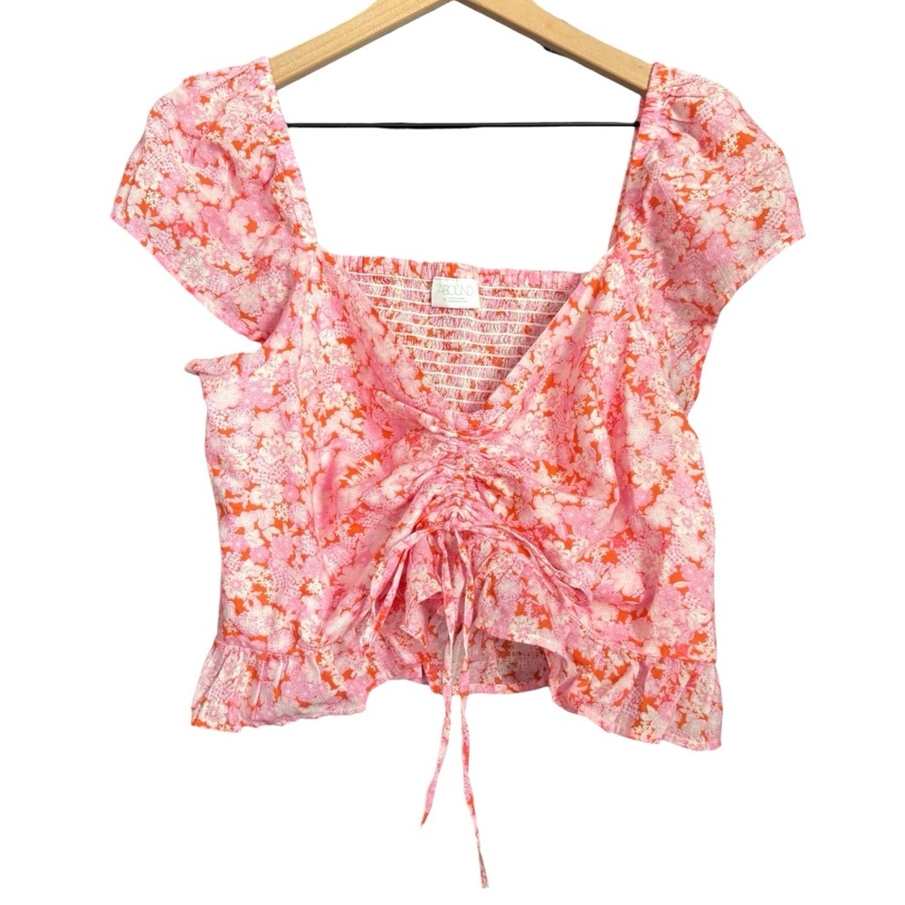 Abound Pink Floral Top